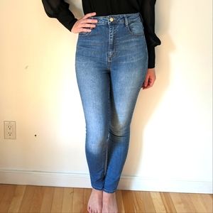 Garage Size 5 High Waisted Skinny Jeans
